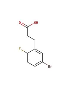 Astatech 3-(5-BROMO-2-FLUOROPHENYL)PROPIONIC ACID; 1G; Purity 95%; MDL-MFCD11036289